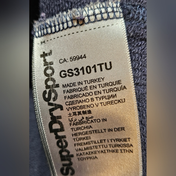 Superdry Flash Sport City Japan Crew 1/4 Zip Sportswear Sweatshirt‎ Pullover 10 - Picture 11 of 15